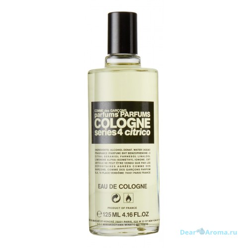 Comme Des Garcons Series 4 Cologne : Citrico